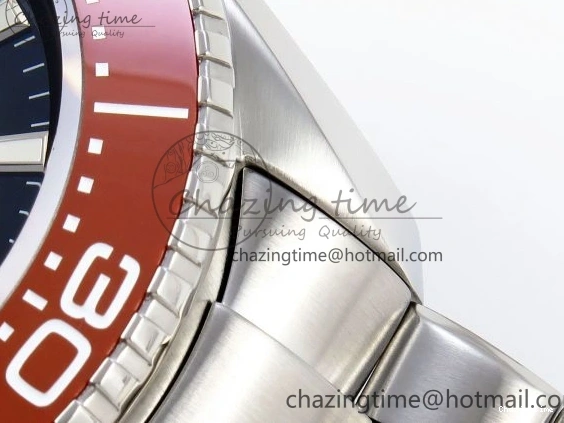 0219 SEAMASTER PLANET OCEAN 6000M ULTRA DEEP 45.5MM SS TF 1:1 BEST EDITION GRAY DIAL ORANGE BEZEL ON SS BRACELET A WellDesigned 7757